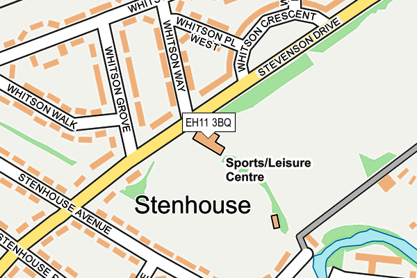 EH11 3BQ map - OS OpenMap – Local (Ordnance Survey) EH11 3BQ map - OS OpenMap – Local (Ordnance Survey)