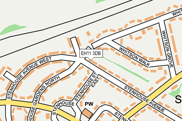 EH11 3DB map - OS OpenMap – Local (Ordnance Survey) EH11 3DB map - OS OpenMap – Local (Ordnance Survey)
