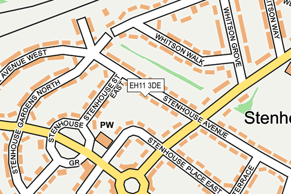 EH11 3DE map - OS OpenMap – Local (Ordnance Survey) EH11 3DE map - OS OpenMap – Local (Ordnance Survey)