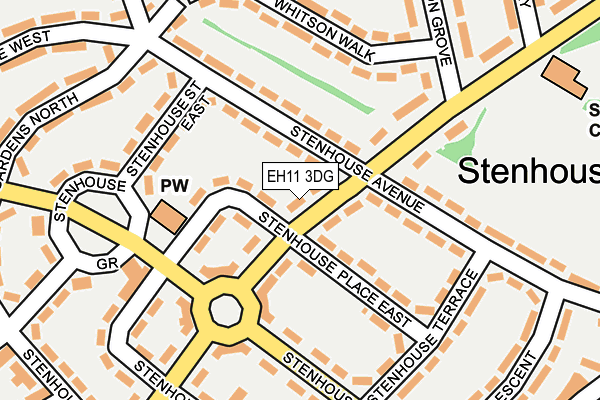 EH11 3DG map - OS OpenMap – Local (Ordnance Survey) EH11 3DG map - OS OpenMap – Local (Ordnance Survey)
