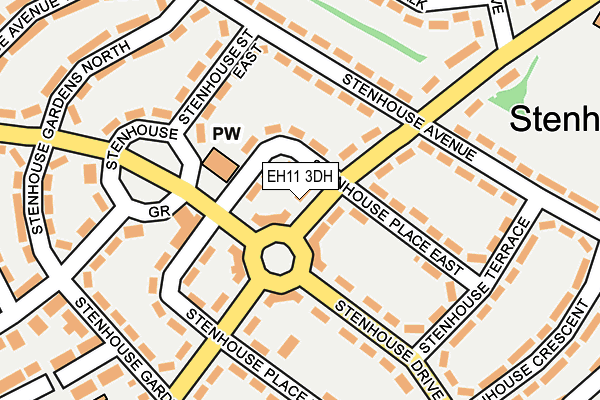 EH11 3DH map - OS OpenMap – Local (Ordnance Survey) EH11 3DH map - OS OpenMap – Local (Ordnance Survey)