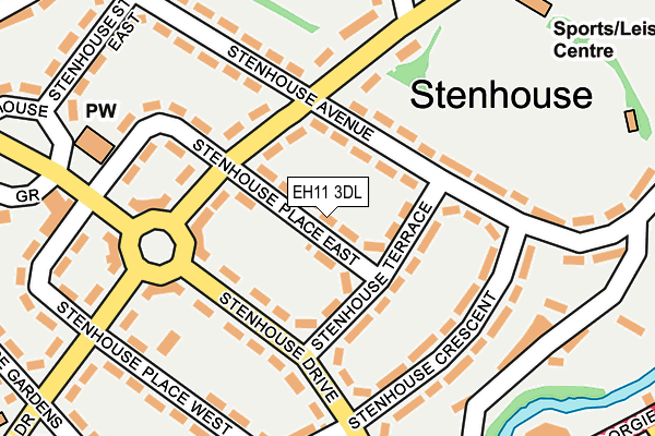 EH11 3DL map - OS OpenMap – Local (Ordnance Survey) EH11 3DL map - OS OpenMap – Local (Ordnance Survey)
