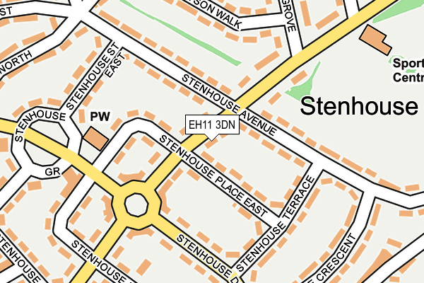 EH11 3DN map - OS OpenMap – Local (Ordnance Survey) EH11 3DN map - OS OpenMap – Local (Ordnance Survey)