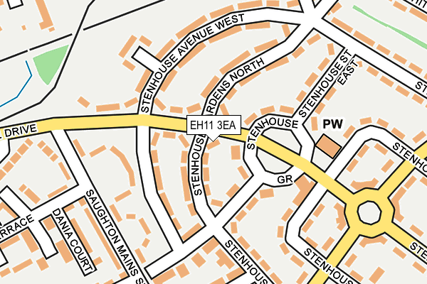 EH11 3EA map - OS OpenMap – Local (Ordnance Survey) EH11 3EA map - OS OpenMap – Local (Ordnance Survey)