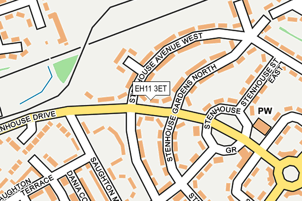 EH11 3ET map - OS OpenMap – Local (Ordnance Survey) EH11 3ET map - OS OpenMap – Local (Ordnance Survey)