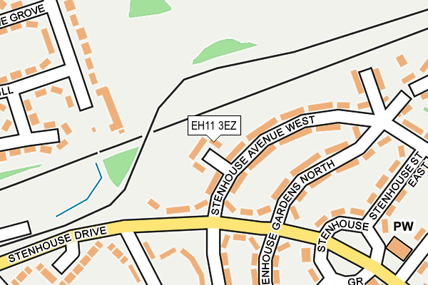 EH11 3EZ map - OS OpenMap – Local (Ordnance Survey) EH11 3EZ map - OS OpenMap – Local (Ordnance Survey)