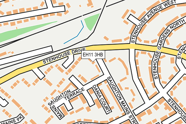 EH11 3HB map - OS OpenMap – Local (Ordnance Survey) EH11 3HB map - OS OpenMap – Local (Ordnance Survey)