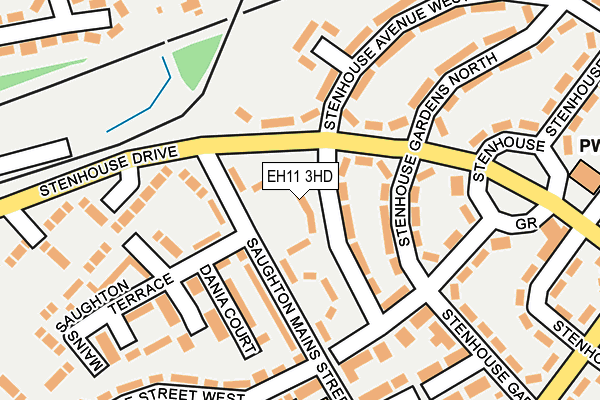 EH11 3HD map - OS OpenMap – Local (Ordnance Survey) EH11 3HD map - OS OpenMap – Local (Ordnance Survey)