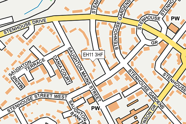 EH11 3HF map - OS OpenMap – Local (Ordnance Survey) EH11 3HF map - OS OpenMap – Local (Ordnance Survey)