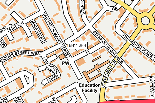 EH11 3HH map - OS OpenMap – Local (Ordnance Survey) EH11 3HH map - OS OpenMap – Local (Ordnance Survey)