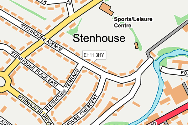 EH11 3HY map - OS OpenMap – Local (Ordnance Survey) EH11 3HY map - OS OpenMap – Local (Ordnance Survey)