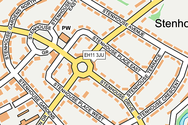 EH11 3JU map - OS OpenMap – Local (Ordnance Survey) EH11 3JU map - OS OpenMap – Local (Ordnance Survey)