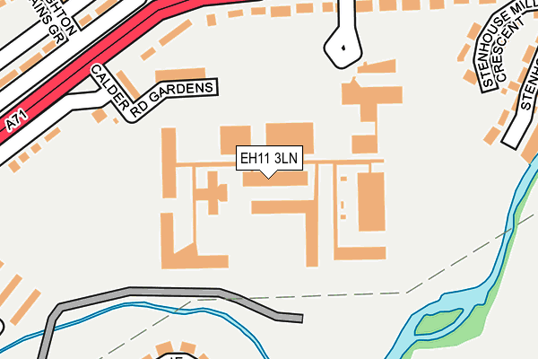 EH11 3LN map - OS OpenMap – Local (Ordnance Survey) EH11 3LN map - OS OpenMap – Local (Ordnance Survey)