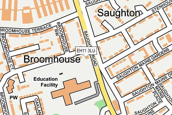 EH11 3LU map - OS OpenMap – Local (Ordnance Survey) EH11 3LU map - OS OpenMap – Local (Ordnance Survey)