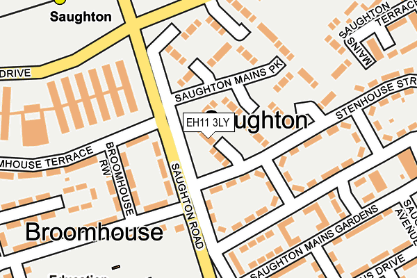 EH11 3LY map - OS OpenMap – Local (Ordnance Survey) EH11 3LY map - OS OpenMap – Local (Ordnance Survey)