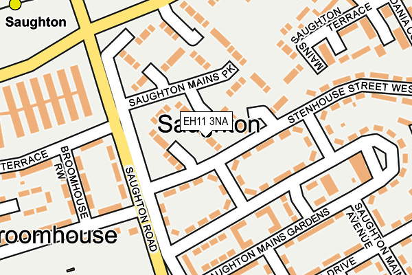 EH11 3NA map - OS OpenMap – Local (Ordnance Survey) EH11 3NA map - OS OpenMap – Local (Ordnance Survey)