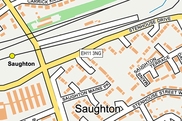 EH11 3NG map - OS OpenMap – Local (Ordnance Survey) EH11 3NG map - OS OpenMap – Local (Ordnance Survey)