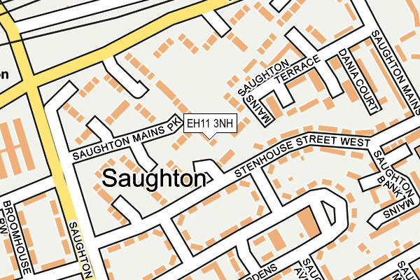 EH11 3NH map - OS OpenMap – Local (Ordnance Survey)