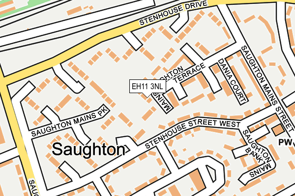 EH11 3NL map - OS OpenMap – Local (Ordnance Survey) EH11 3NL map - OS OpenMap – Local (Ordnance Survey)