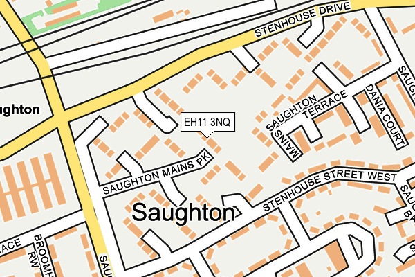 EH11 3NQ map - OS OpenMap – Local (Ordnance Survey)
