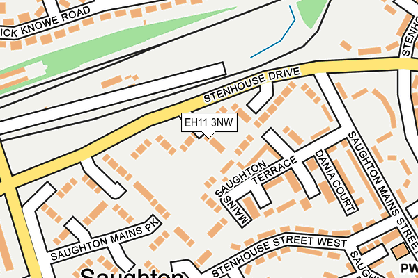 EH11 3NW map - OS OpenMap – Local (Ordnance Survey) EH11 3NW map - OS OpenMap – Local (Ordnance Survey)