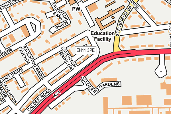 EH11 3PE map - OS OpenMap – Local (Ordnance Survey) EH11 3PE map - OS OpenMap – Local (Ordnance Survey)