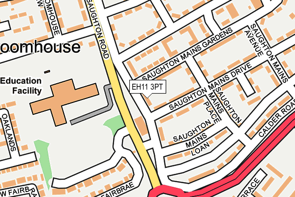 EH11 3PT map - OS OpenMap – Local (Ordnance Survey) EH11 3PT map - OS OpenMap – Local (Ordnance Survey)