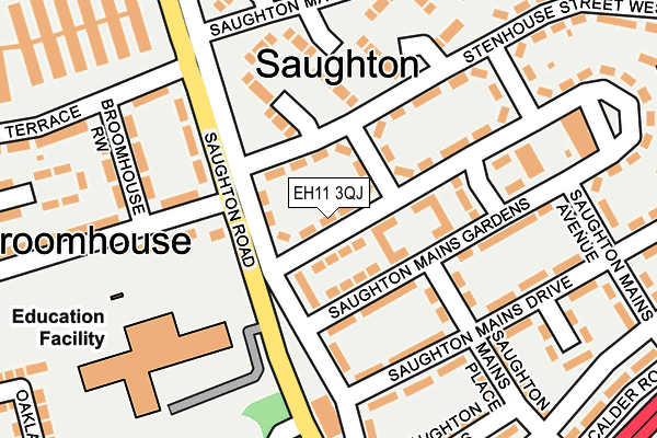 EH11 3QJ map - OS OpenMap – Local (Ordnance Survey) EH11 3QJ map - OS OpenMap – Local (Ordnance Survey)