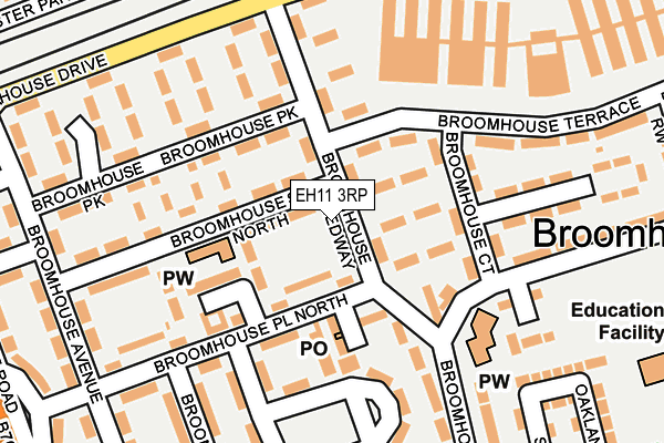 EH11 3RP map - OS OpenMap – Local (Ordnance Survey) EH11 3RP map - OS OpenMap – Local (Ordnance Survey)