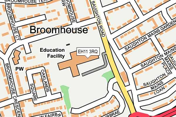EH11 3RQ map - OS OpenMap – Local (Ordnance Survey) EH11 3RQ map - OS OpenMap – Local (Ordnance Survey)