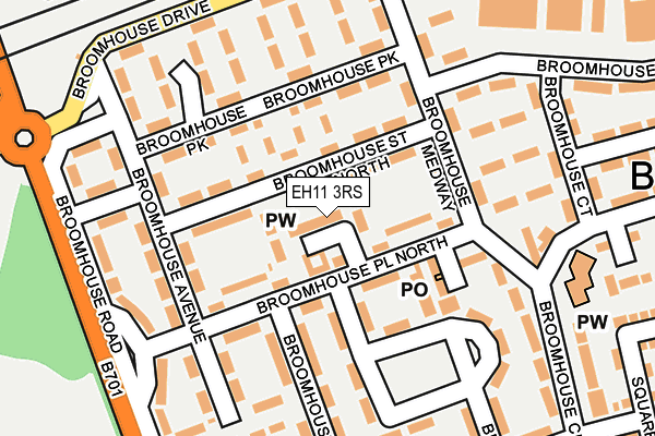 EH11 3RS map - OS OpenMap – Local (Ordnance Survey) EH11 3RS map - OS OpenMap – Local (Ordnance Survey)