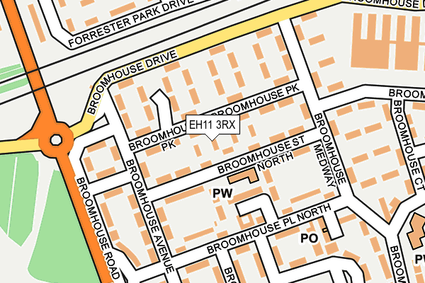 EH11 3RX map - OS OpenMap – Local (Ordnance Survey) EH11 3RX map - OS OpenMap – Local (Ordnance Survey)