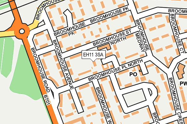 EH11 3SA map - OS OpenMap – Local (Ordnance Survey) EH11 3SA map - OS OpenMap – Local (Ordnance Survey)