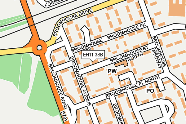 EH11 3SB map - OS OpenMap – Local (Ordnance Survey) EH11 3SB map - OS OpenMap – Local (Ordnance Survey)