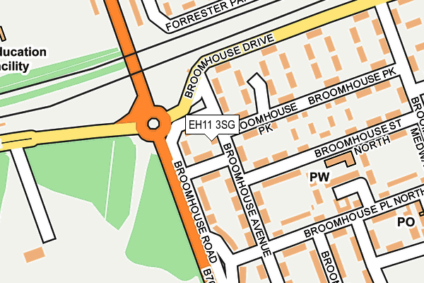 EH11 3SG map - OS OpenMap – Local (Ordnance Survey) EH11 3SG map - OS OpenMap – Local (Ordnance Survey)