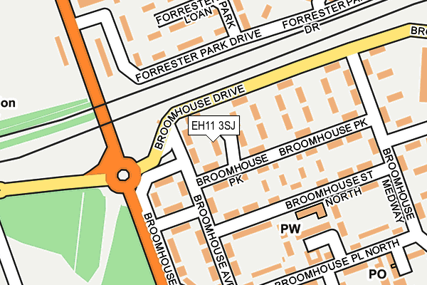 EH11 3SJ map - OS OpenMap – Local (Ordnance Survey) EH11 3SJ map - OS OpenMap – Local (Ordnance Survey)