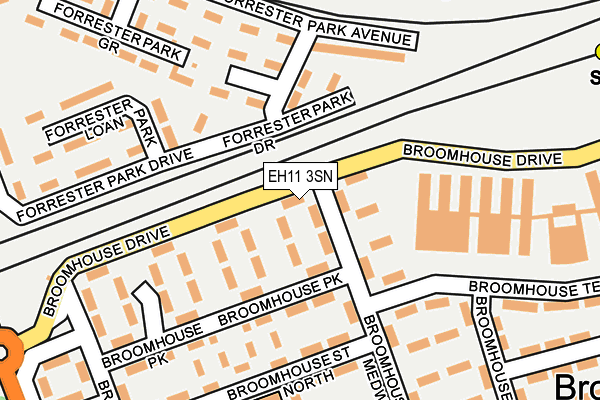 EH11 3SN map - OS OpenMap – Local (Ordnance Survey) EH11 3SN map - OS OpenMap – Local (Ordnance Survey)