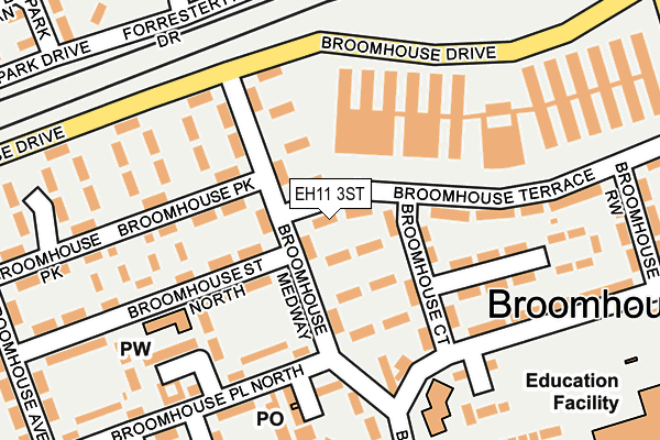 EH11 3ST map - OS OpenMap – Local (Ordnance Survey) EH11 3ST map - OS OpenMap – Local (Ordnance Survey)