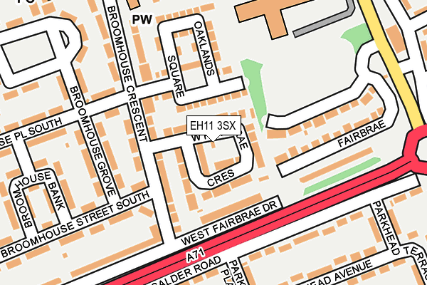 EH11 3SX map - OS OpenMap – Local (Ordnance Survey) EH11 3SX map - OS OpenMap – Local (Ordnance Survey)