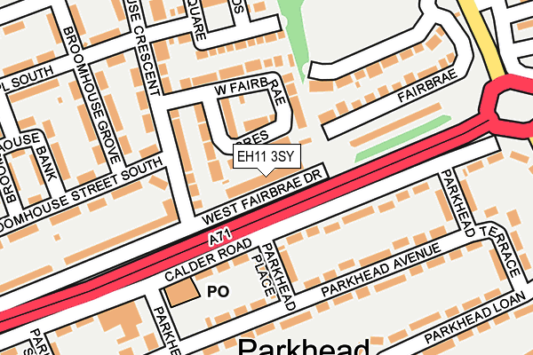 EH11 3SY map - OS OpenMap – Local (Ordnance Survey) EH11 3SY map - OS OpenMap – Local (Ordnance Survey)
