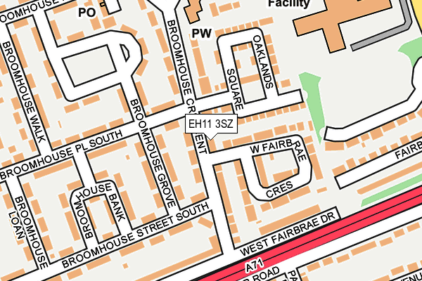 EH11 3SZ map - OS OpenMap – Local (Ordnance Survey) EH11 3SZ map - OS OpenMap – Local (Ordnance Survey)