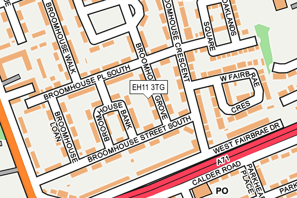 EH11 3TG map - OS OpenMap – Local (Ordnance Survey) EH11 3TG map - OS OpenMap – Local (Ordnance Survey)