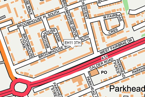 EH11 3TH map - OS OpenMap – Local (Ordnance Survey) EH11 3TH map - OS OpenMap – Local (Ordnance Survey)