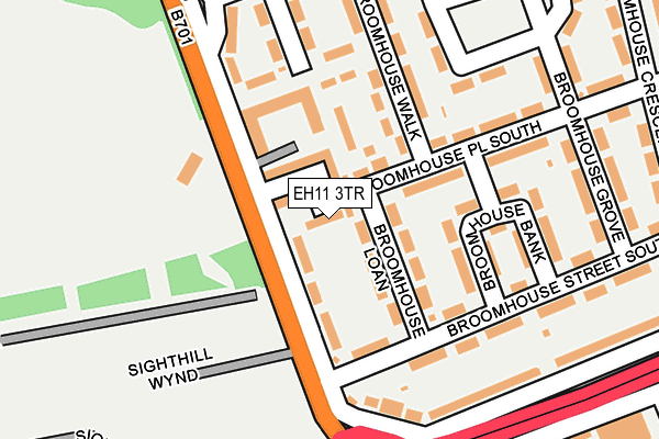 EH11 3TR map - OS OpenMap – Local (Ordnance Survey) EH11 3TR map - OS OpenMap – Local (Ordnance Survey)