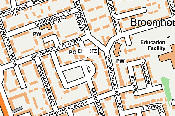 EH11 3TZ map - OS OpenMap – Local (Ordnance Survey) EH11 3TZ map - OS OpenMap – Local (Ordnance Survey)