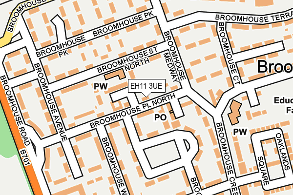 EH11 3UE map - OS OpenMap – Local (Ordnance Survey) EH11 3UE map - OS OpenMap – Local (Ordnance Survey)