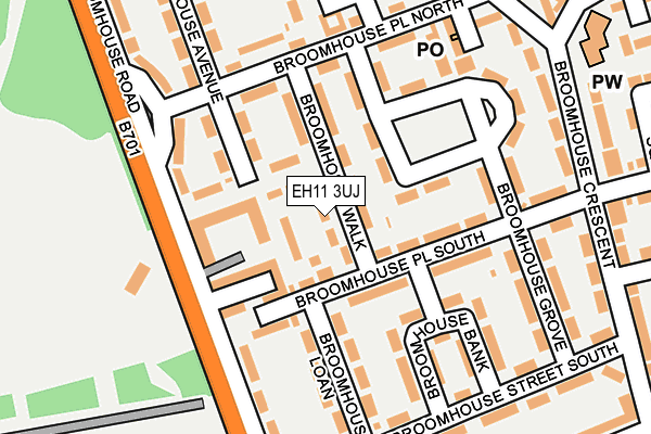 EH11 3UJ map - OS OpenMap – Local (Ordnance Survey) EH11 3UJ map - OS OpenMap – Local (Ordnance Survey)