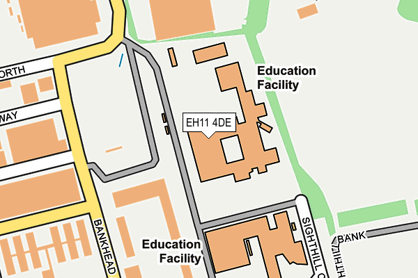 EH11 4DE map - OS OpenMap – Local (Ordnance Survey) EH11 4DE map - OS OpenMap – Local (Ordnance Survey)