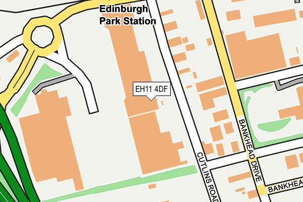 EH11 4DF map - OS OpenMap – Local (Ordnance Survey) EH11 4DF map - OS OpenMap – Local (Ordnance Survey)
