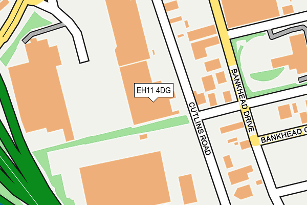 EH11 4DG map - OS OpenMap – Local (Ordnance Survey) EH11 4DG map - OS OpenMap – Local (Ordnance Survey)